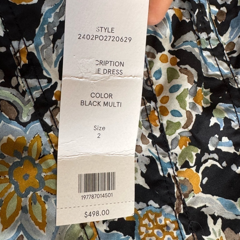 VERONICA BEARD Jolie Midi Paisley Dress Size 2 NWT - Picture 13 of 15